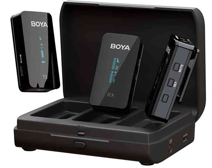 Boya BY-XM6-K2 2.4GHz Ultra-compact Wireless Microphone